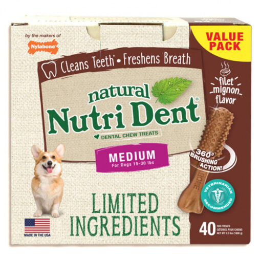 NY Nutri Dent 潔齒骨(牛柳味)40支 NTD662T40P