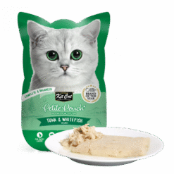 Kit Cat 無穀物全營養貓主食餐包(吞拿+白身魚)肉凍70g