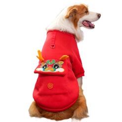 Jugar 寵物賀年醒獅福氣口袋貓咪狗狗新年服飾