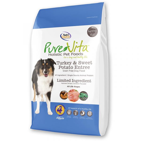 PURE VITA TURKEY & SWEET POTATO DOG FOOD 5 LB [tabgroup title