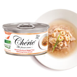 Alternative view of Cherie微湯汁貓罐 天然黃鰭吞拿魚佐蝦170g CHS14311