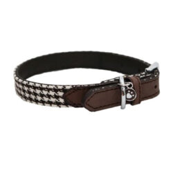 RW BROWN HOUBDSTOOTH COLLAR