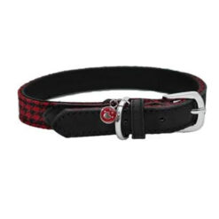 RW RED/BLK HOUBDSTOOTH COLLAR