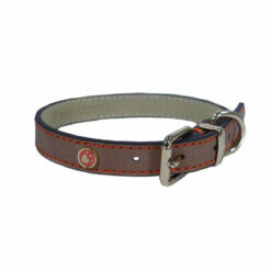 RW BROWN LEATHER COLLAR