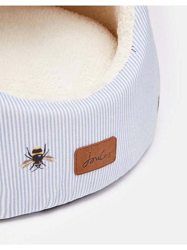 Joules DOUGHNUT BED TICKING BEE? HIDEAWAY 43x44x41cm Pet Line 寵寵線