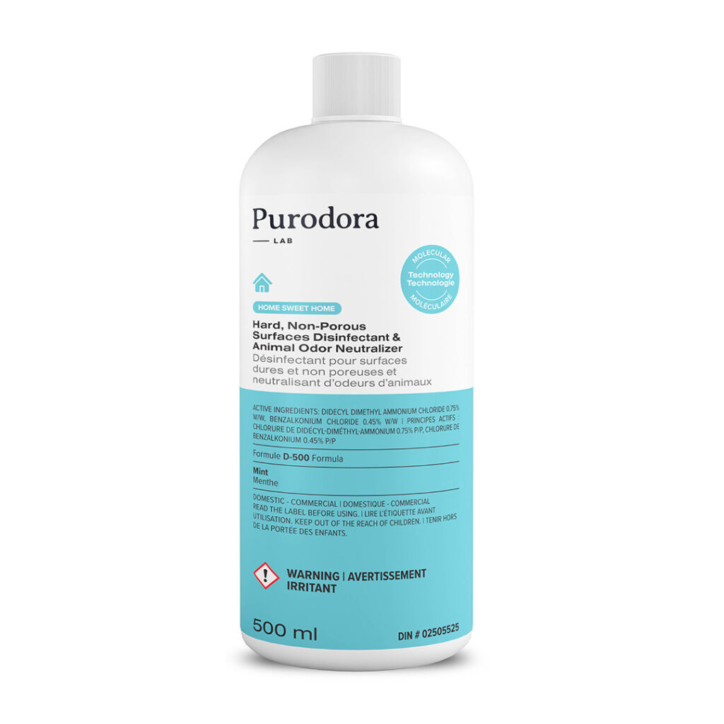 Purodora Lab Animal Odor Neutralizer & Disinfectant (mint) 500ml Pet Line 寵寵線 ：香港優質貓糧、狗糧、寵物專門店