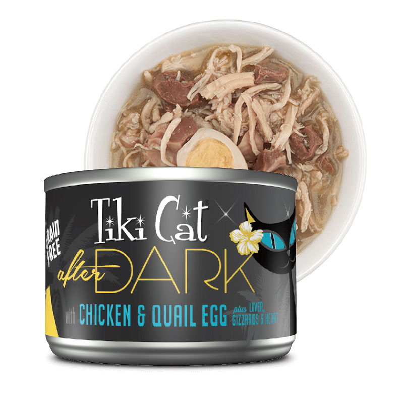 Tiki Cat Afterdark無穀物貓罐 雞肉 鵪鶉 5 5oz Pet Line