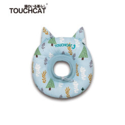 Touchdog寵物治療防舔頸圈(植物圖案)(藍色)