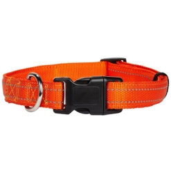 Petmate PAD REFLC ADJ Collar Orange