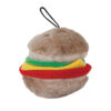 Petmate SM DOG & PUPPY PLUSH MD HAMBURGER TOY
