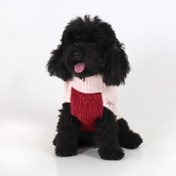 United Pets Warmy Turtleneck Sweater Pink & Red
