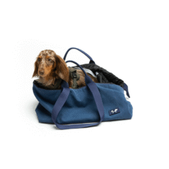 Alternative view of (特)UP Urban PETCarry - 棉帆布雙織帶寵物外出袋 50*20*30 cm (牛仔藍)