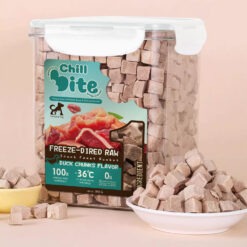 Chill Bite 凍乾鮮肉鴨肉粒家庭桶 360g (貓狗合用)